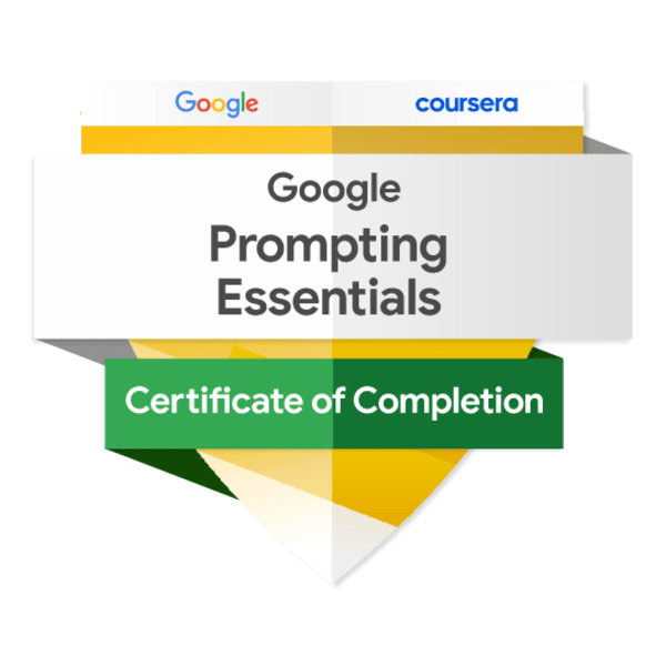 Google Prompting Essentials認定を取得したCEOのプロフィール画像